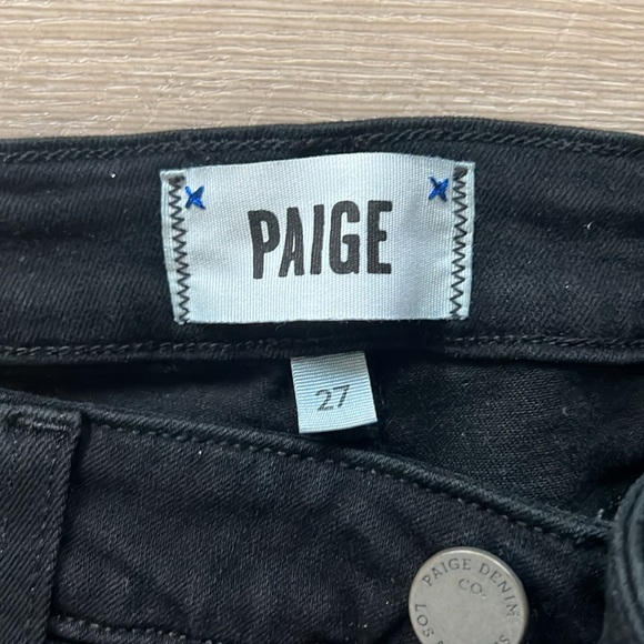 Paige - Verdugo Ripped Crop Skinny Jeans - Picture 3 of 4